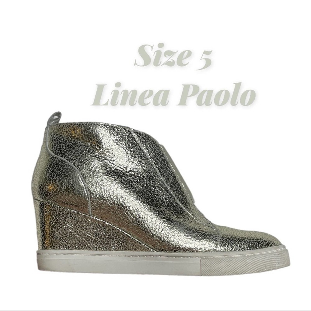Linea Paolo Silver Sneakers